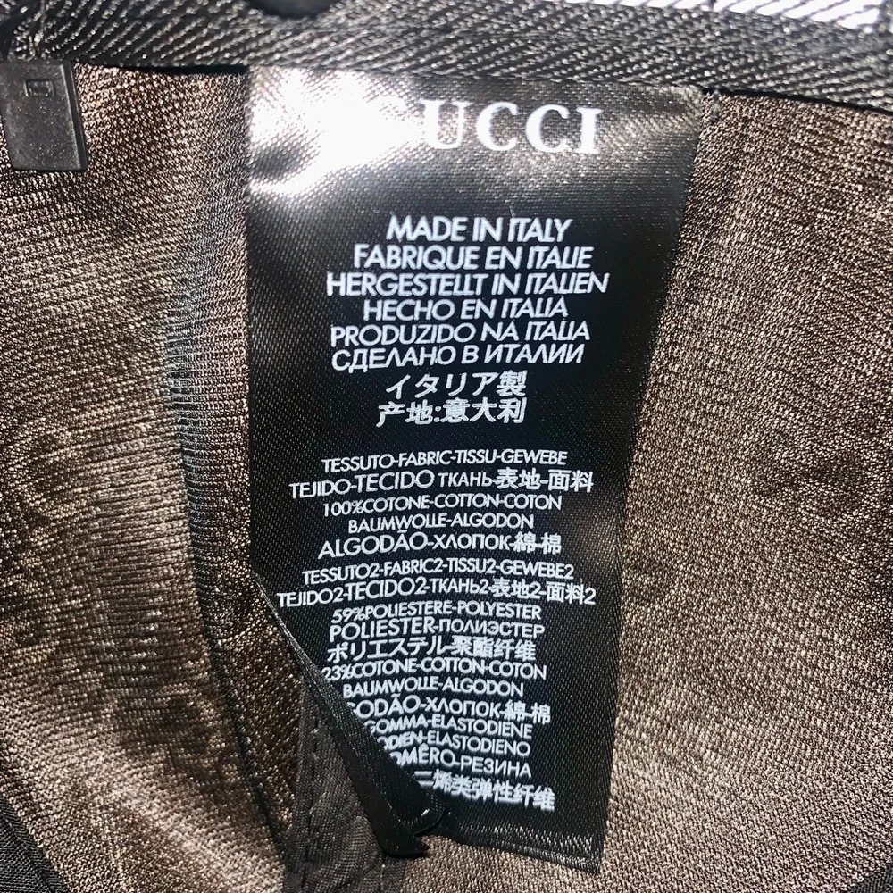 Gucci Tan Monogram Ball Cap